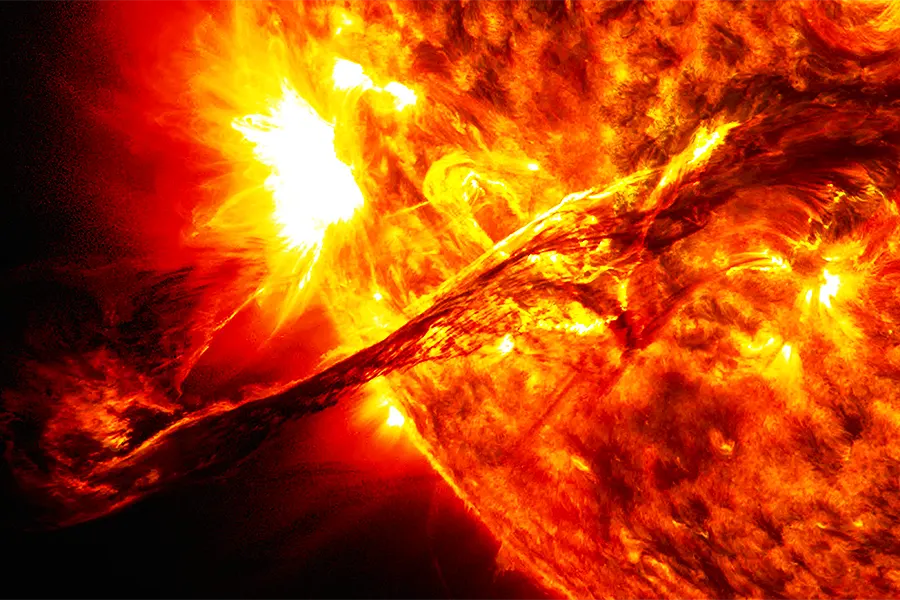 tormenta solar hoy